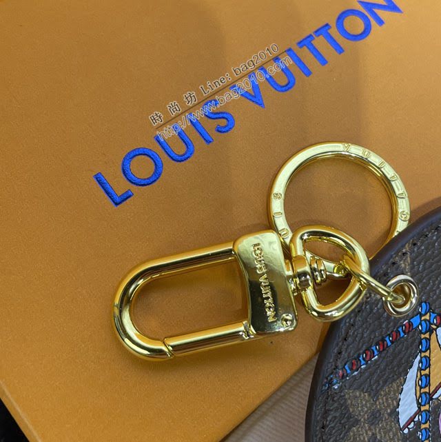 LOUIS VUITTON專櫃新款包包 路易威登Illustre Vivienne Funfair Xmas包飾 LV動物印花鑰匙扣  ydh4043